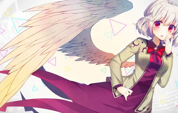 Girl, angel, wing