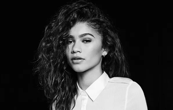 Look, pose, actress, singer, background black, hair, model, dancer