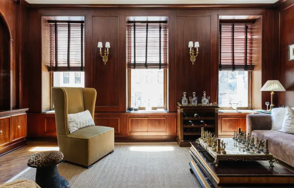Picture style, room, England, interior, classic, living room