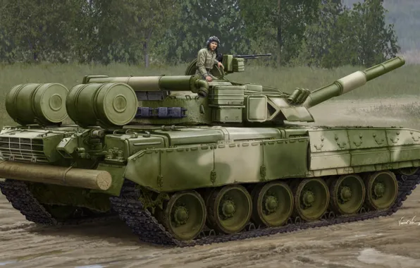 Tank, MBT, T-80, T-80UD, Tanker