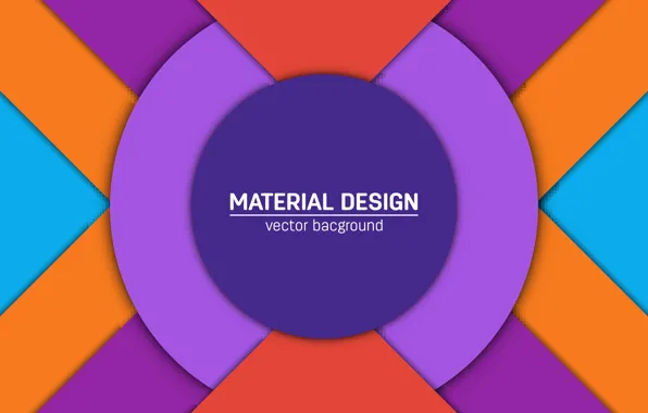 Abstraction, round, light, geometry, design, blue, orange, color
