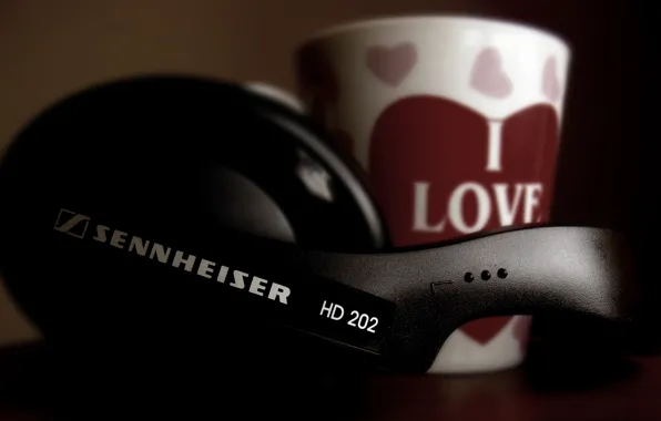 Picture music, music, headphones, headphones, sennheiser, HD202