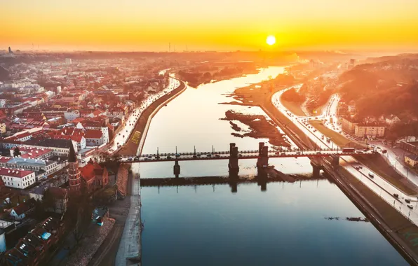 Sunset, Lithuania, Kaunas