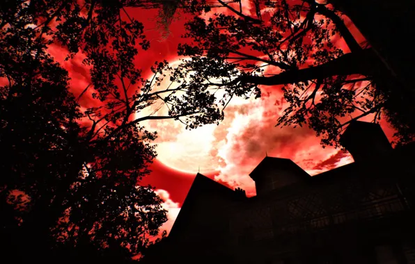 The game, Resident Evil, Game, Biohazard, Screenshot, Screenshot, Resident Evil 7, Red sky