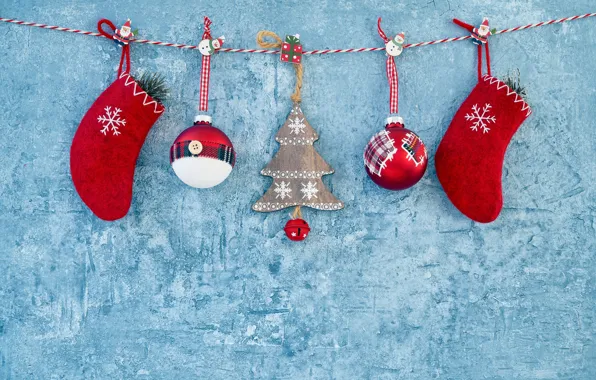 Decoration, Christmas, New year, christmas, new year, wood, merry, decoration
