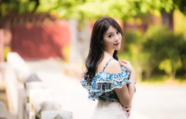 Picture summer, look, girl, face, cutie, East