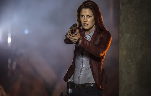 Cinema, gun, pistol, weapon, Resident Evil, Umbrella, movie, Ali Larter