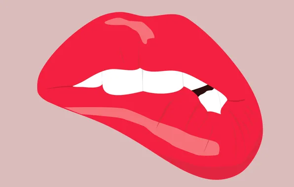 Picture vector, teeth, mouth, lips