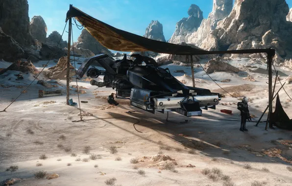 Rocks, transport, canopy, Traverse, Server Dust