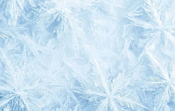 Winter, snow, snowflakes, texture, Christmas, New year, frost, ice crystals