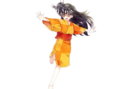 Art, girl, Rin, Inuyasha, Inuyasha