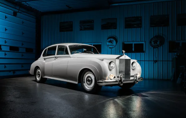 Rolls-Royce, white, 1961, Ringbrothers, Silver Cloud, Rolls-Royce Silver Cloud II, Rolls-Royce Silver Cloud II Paramount