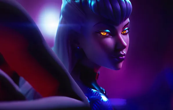 Look, the game, makeup, game, demoness, the seductress, League of Legends, LOL