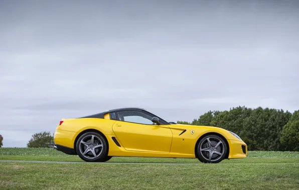 Picture Ferrari, yellow, SA Aperta, Ferrari SA Aperta