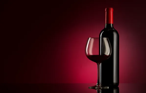 Picture wine, glass, bottle, glass, wine, bottle