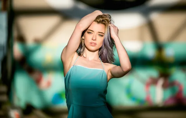 Look, girl, face, background, sweetheart