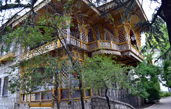 House, vintage, Yalta