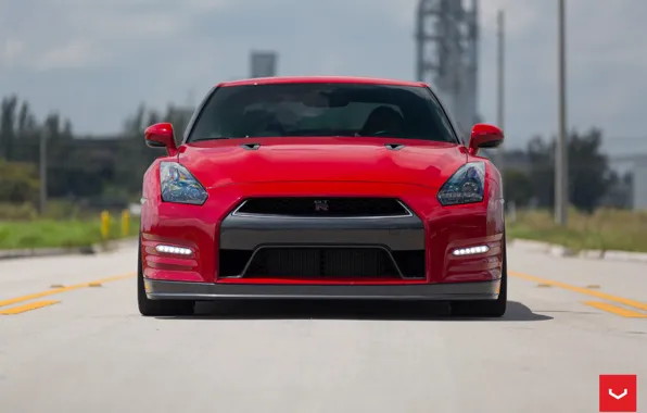GTR, Red, R35, Vossen