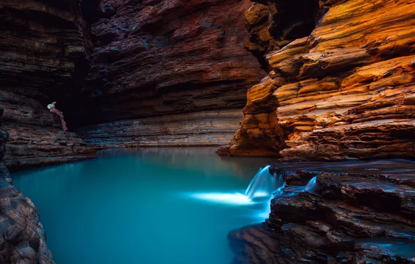 Rocks, Australia, The grotto, Beauty, Australia, Kermits Pool National Park, Turquoise water, Kermit Pool National …