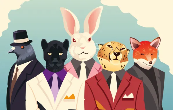 Leopard, Nature, Dove, Rabbit, Humor, Fox, Panther, Clothing
