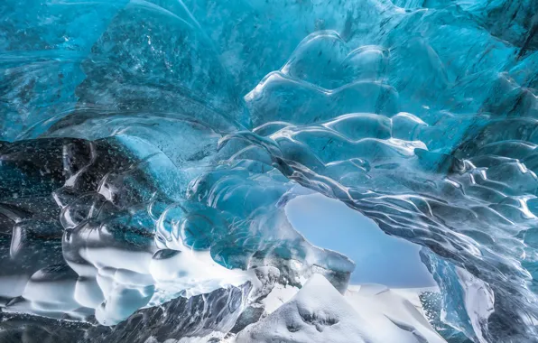 Picture ice, Iceland, national Park, Ice cave, Skaftafell