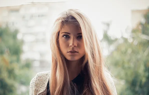 Look, girl, sweetheart, blonde, long hair