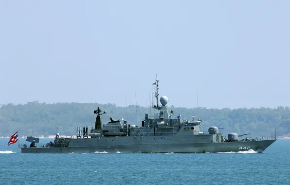 Picture frigate, sukhothai, the Thai Navy