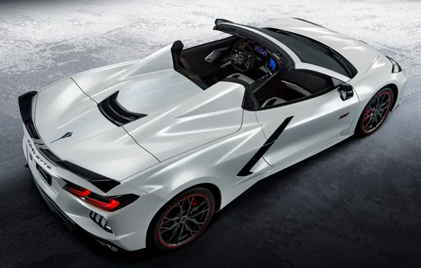 Picture Corvette, Chevrolet, sports car, Convertible, Stingray, 2023, 70th Anniversary