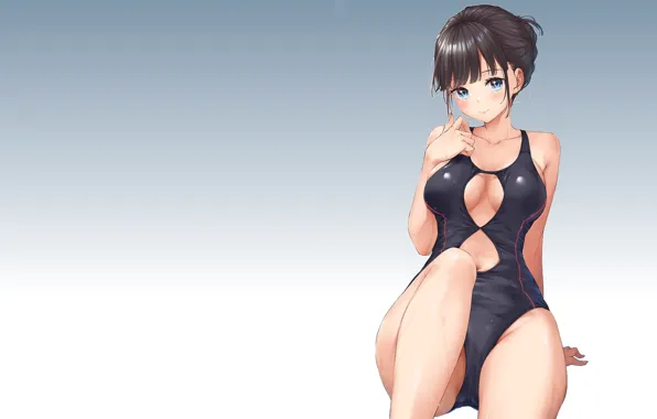 Kawaii, girl, hot, sexy, young, anime, pretty, swimsuit