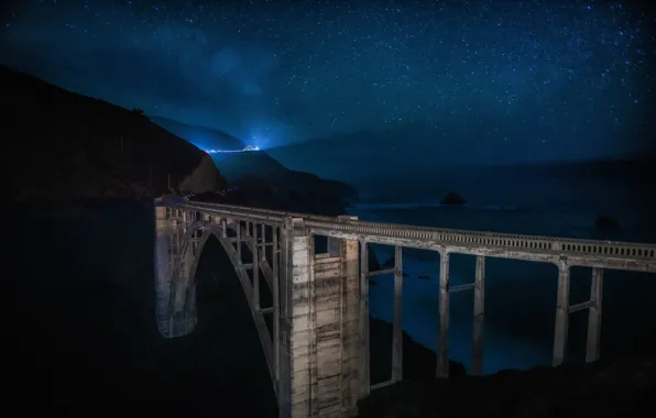 Landscape, California, longexposure, centralcoast, bixbybridge