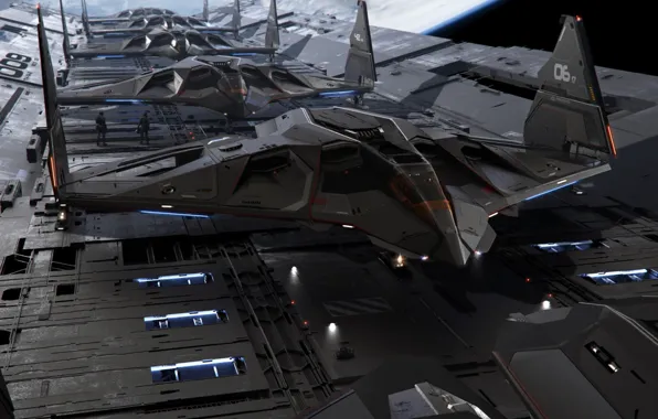 The plane, Aircraft, Space, Art, A lot, Bomber, Game, Transport