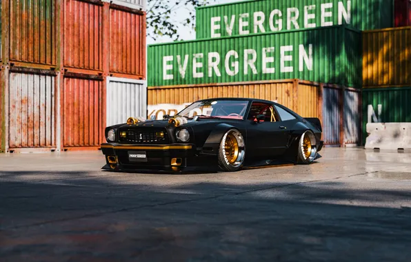 Ford Mustang, Front, Muscle Car, American Car, Side View, Classic Car, Tuning Car, Rostislav Prokop