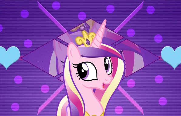 Purple, background, cartoon, hearts, pony, My Little Pony