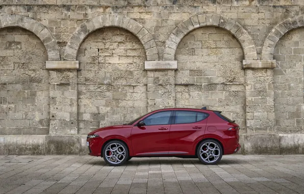 Picture Alfa Romeo, side view, Alfa Romeo, 2023, Alfa Romeo Tonale Italian Tribute, Plug-in Hybrid Q4, …