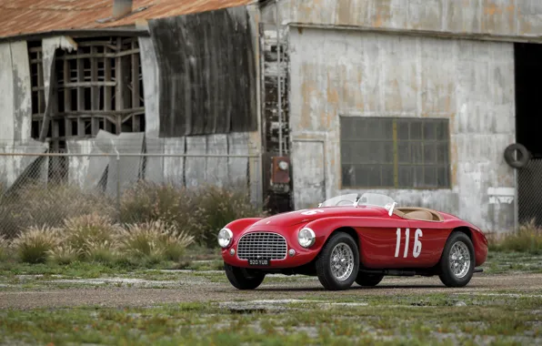 Ferrari, Classic, 1950, Classic car, Barchetta, Sports car, Ferrari 166 MM Barchetta, Ferrari 166