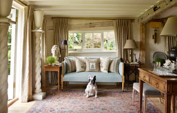 Design, style, room, furniture, interior, Sussex farmhouse, A farmhouse in Sussex, Paolo Moschino for Nicholas …