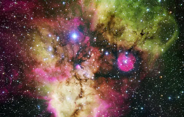 Picture nebula, Hubble, beautiful, colorful