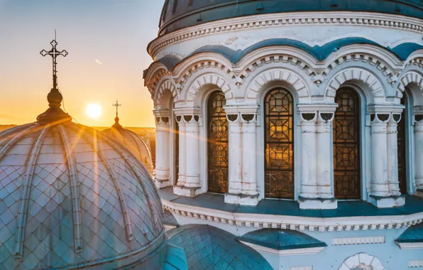 Picture morning, Cathedral, Lithuania, Kaunas