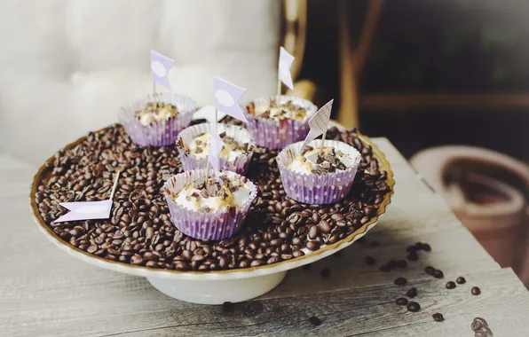 Dessert, cupcakes, cupcakes