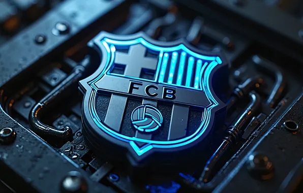 Logo, Football, FCB, Club, FC Barcelona, Emblem, Crest