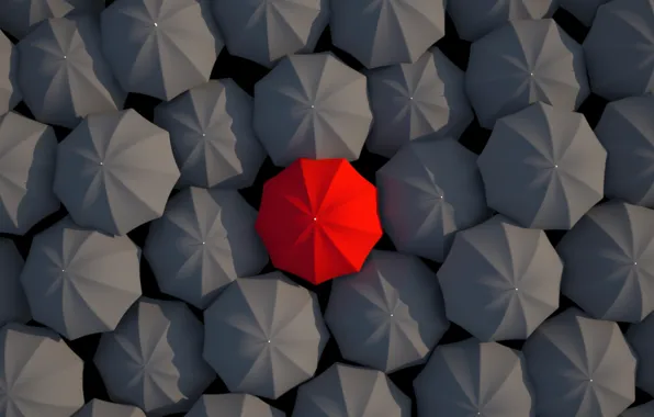 Wallpaper umbrellas, red, black, umbrella images for desktop, section