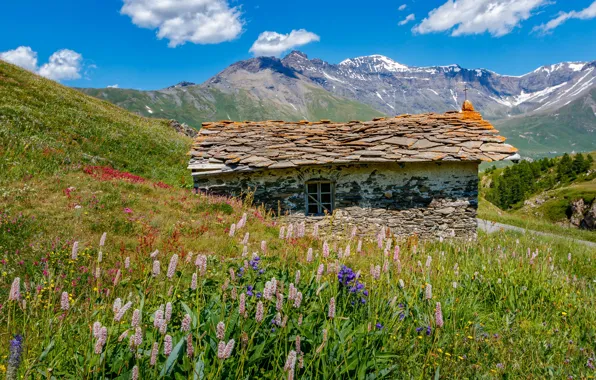 Picture mountains, France, Savoie, Mont-Cenis