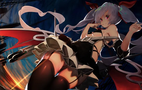 Picture look, girl, anime, Azur Lane