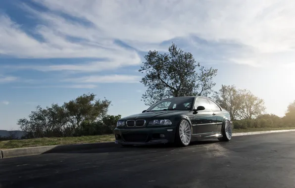 Picture BMW, Shadow, E46, Trees, M3