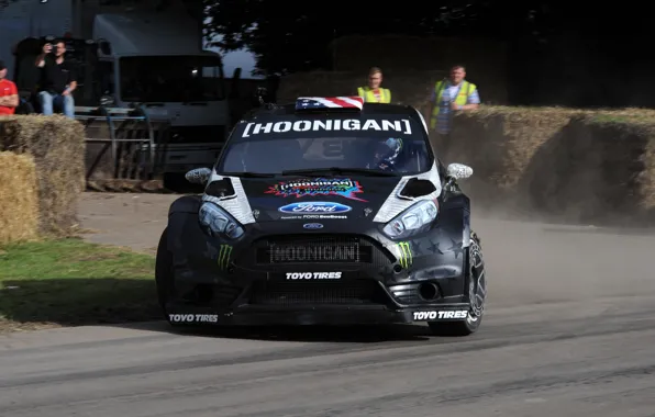 Picture Ford, Ken Block, Fiesta, The front, rallycross, Godwood Festival