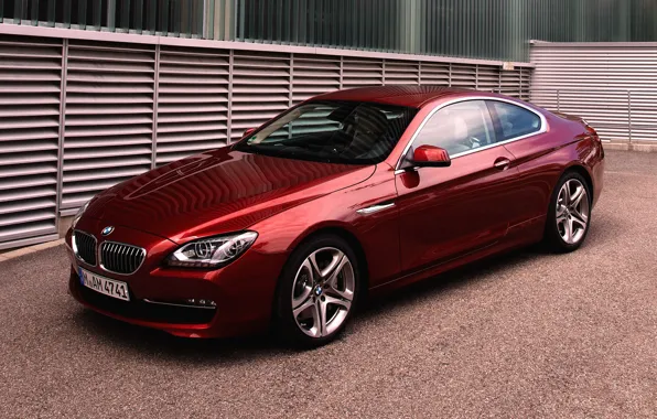 Red, Auto, BMW, Machine, Boomer, BMW, Coupe, 6 Series