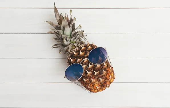 Creative, background, mood, humor, glasses, fruit, pineapple