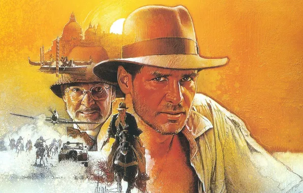 Actor, Sean Connery, Harrison Ford, movies, Steven Spielberg, Indiana Jones, George Lucas, Indiana Jones and …