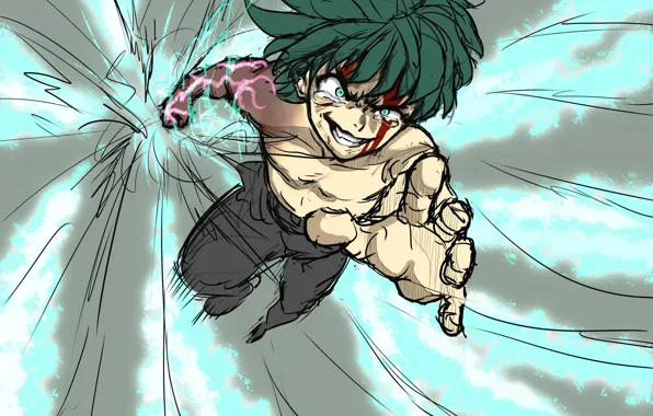 Art, My Hero Academia, Boku No Hero Academy, Midori Isuku, My Hero Academy