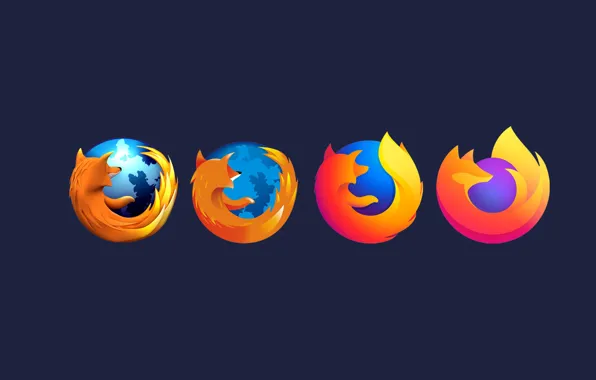 Minimalism, logo, Mozilla, browser, evolution, Mozilla Firefox, Firefox